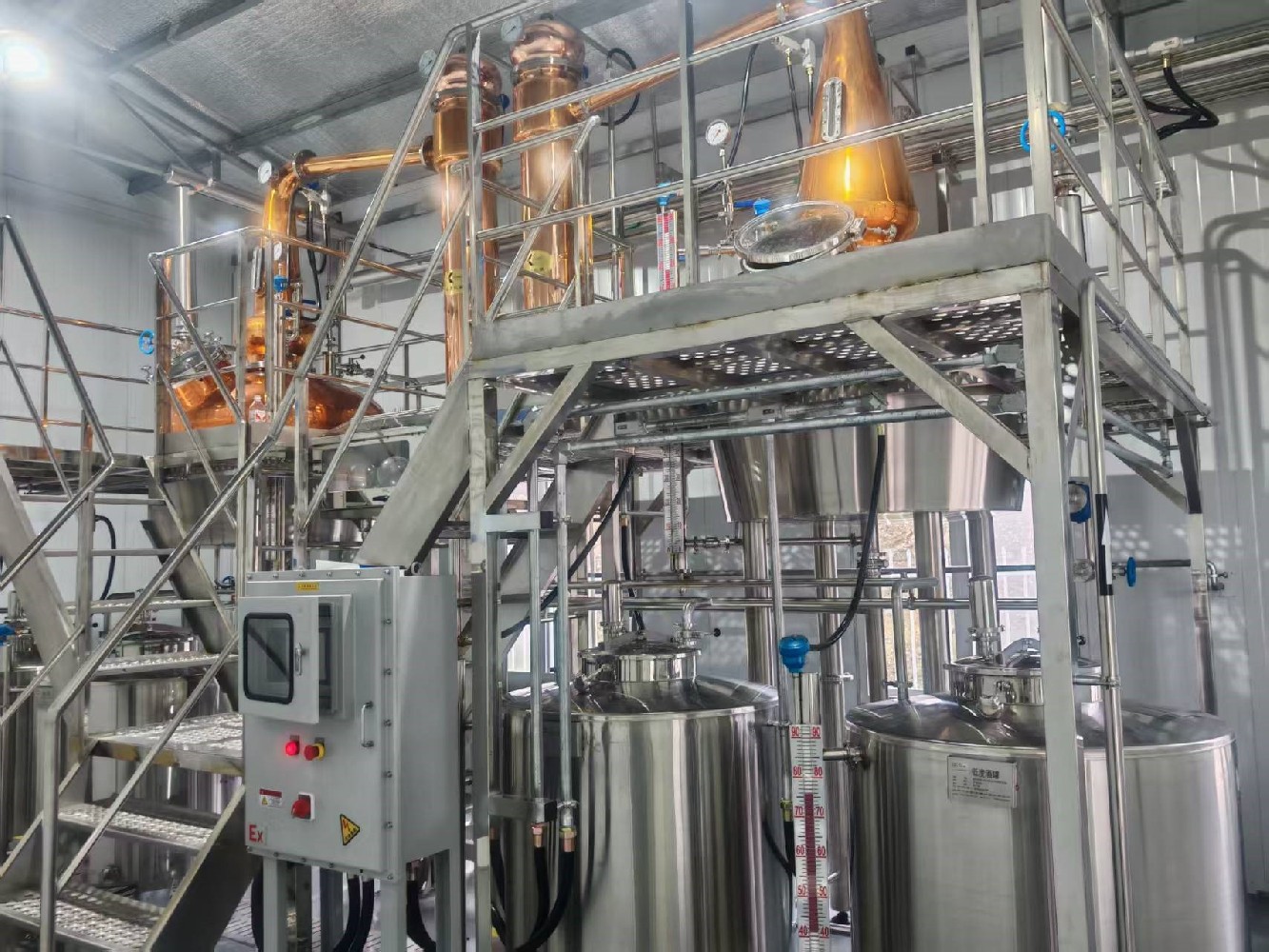 500L+500L威士忌蒸餾機組